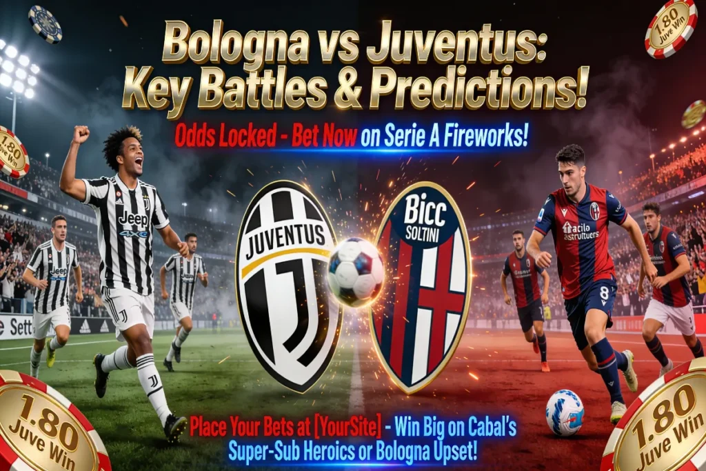 Bologna vs Juventus Match Preview: Key Battles, Lineups, and Predictions