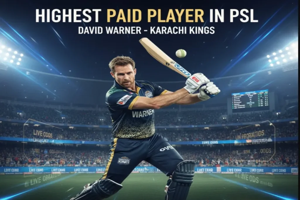 Highest Paid Player In Psl – David Warner Karachi Kings