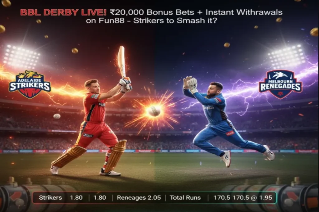 Adelaide Strikers vs Melbourne Renegades – BBL Live Betting & Predictions