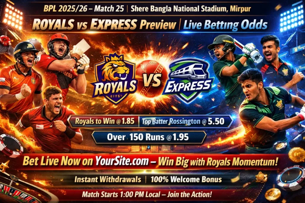 Chattogram Royals vs Noakhali Express – Match Preview and Key Players
