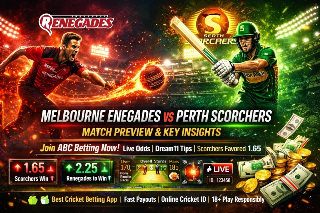 Melbourne Renegades vs Perth Scorchers – Match Preview and Key Insights