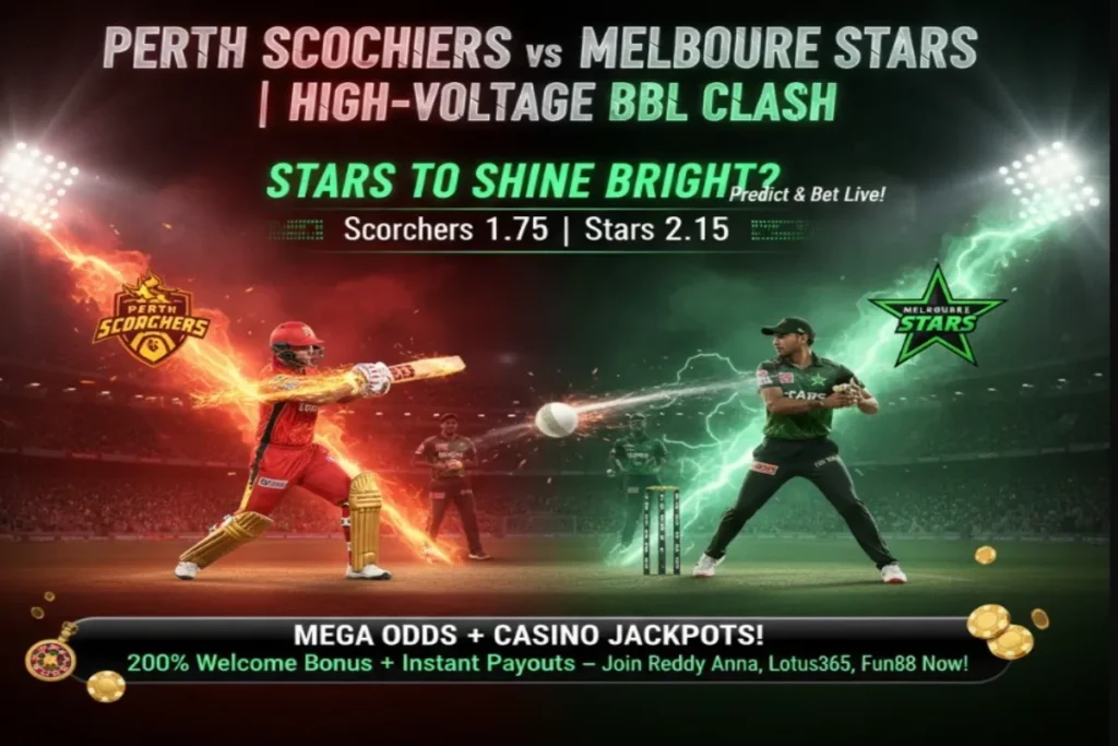 Perth Scorchers vs Melbourne Stars – High-Voltage BBL Clash