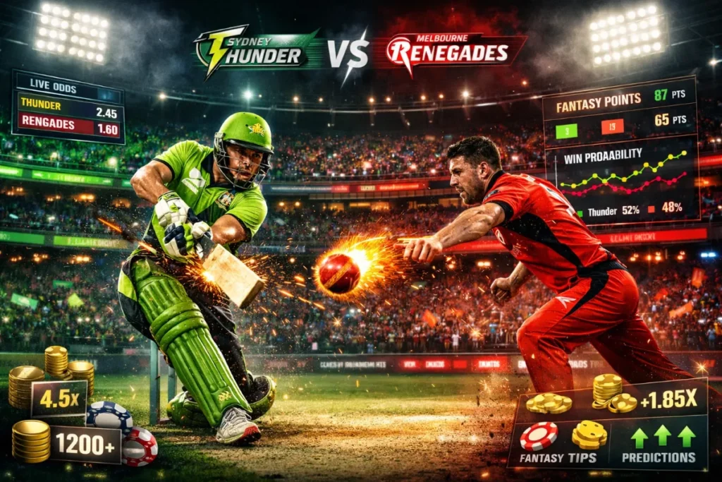 Sydney Thunder vs Melbourne Renegades – Match Analysis, Fantasy Tips